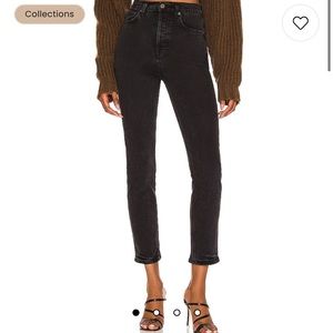 GRLFRND Black Highrise Skinny Denim Sz 24